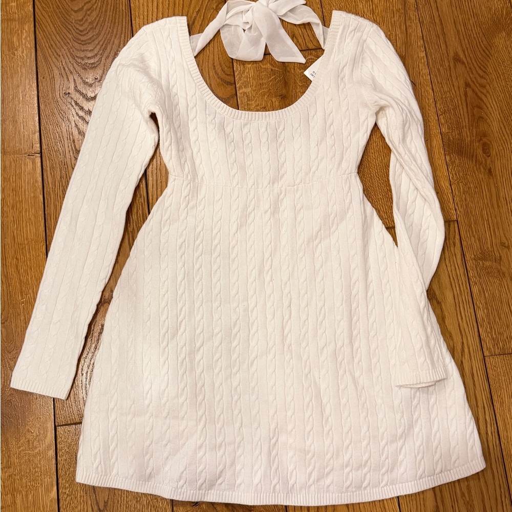 Hollister Cable Knit Sweater Dress